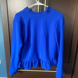 Blue long sleeve shirt